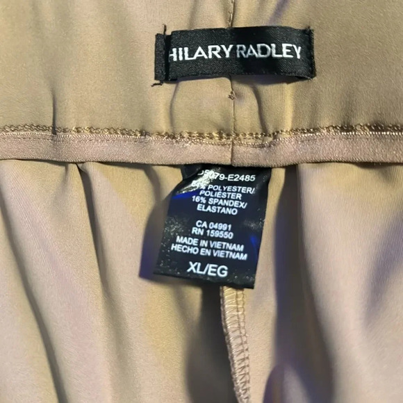 Hilary Radley Ladies' Pull-On Pant with Pockets XL Tan - Picture 5 of 8